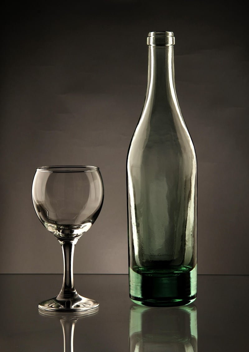 Upcycled Glass Bottle Vases